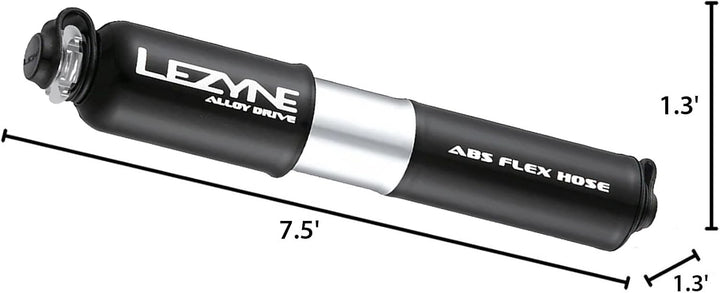 Lezyne Minipumpe CNC Alloy Drive S Black/Hi Gloss, S Black/Hi Gloss