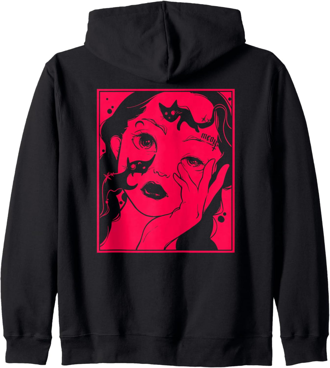 Kawaii Soft Grunge E-Girl Aesthetic | Harajuku Manga Anime Kapuzenjacke