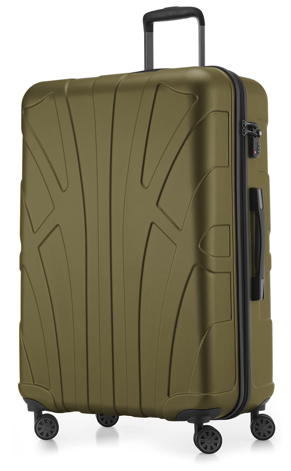 suitline grosser Hartschalen-Koffer Koffer Trolley Rollkoffer XL Reisekoffer, TSA, 76 cm, ca. 96-110
