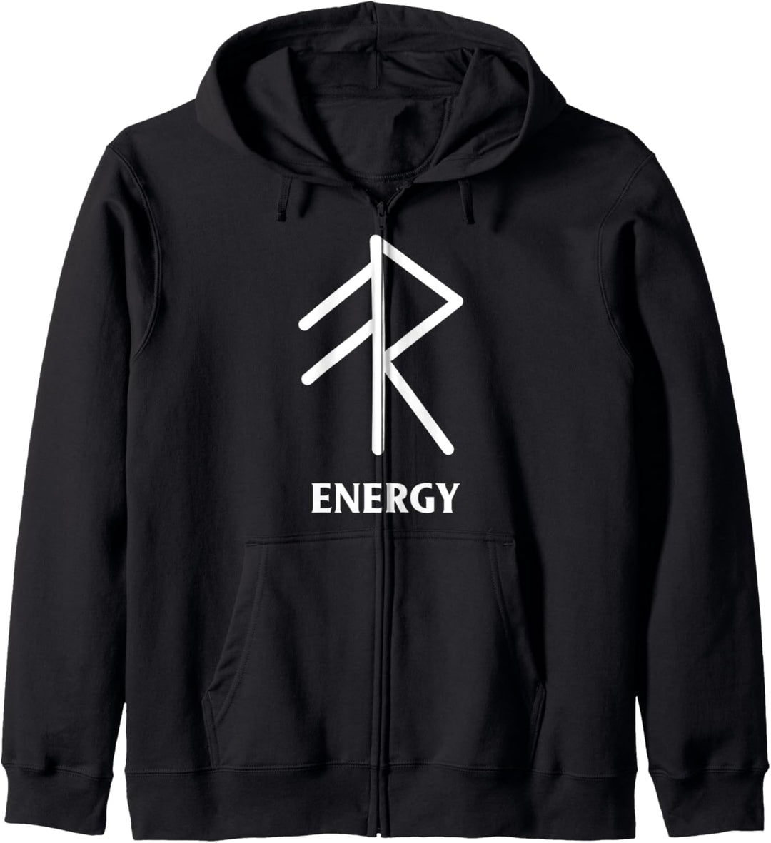 Wikinger-Energiesymbol Kapuzenjacke