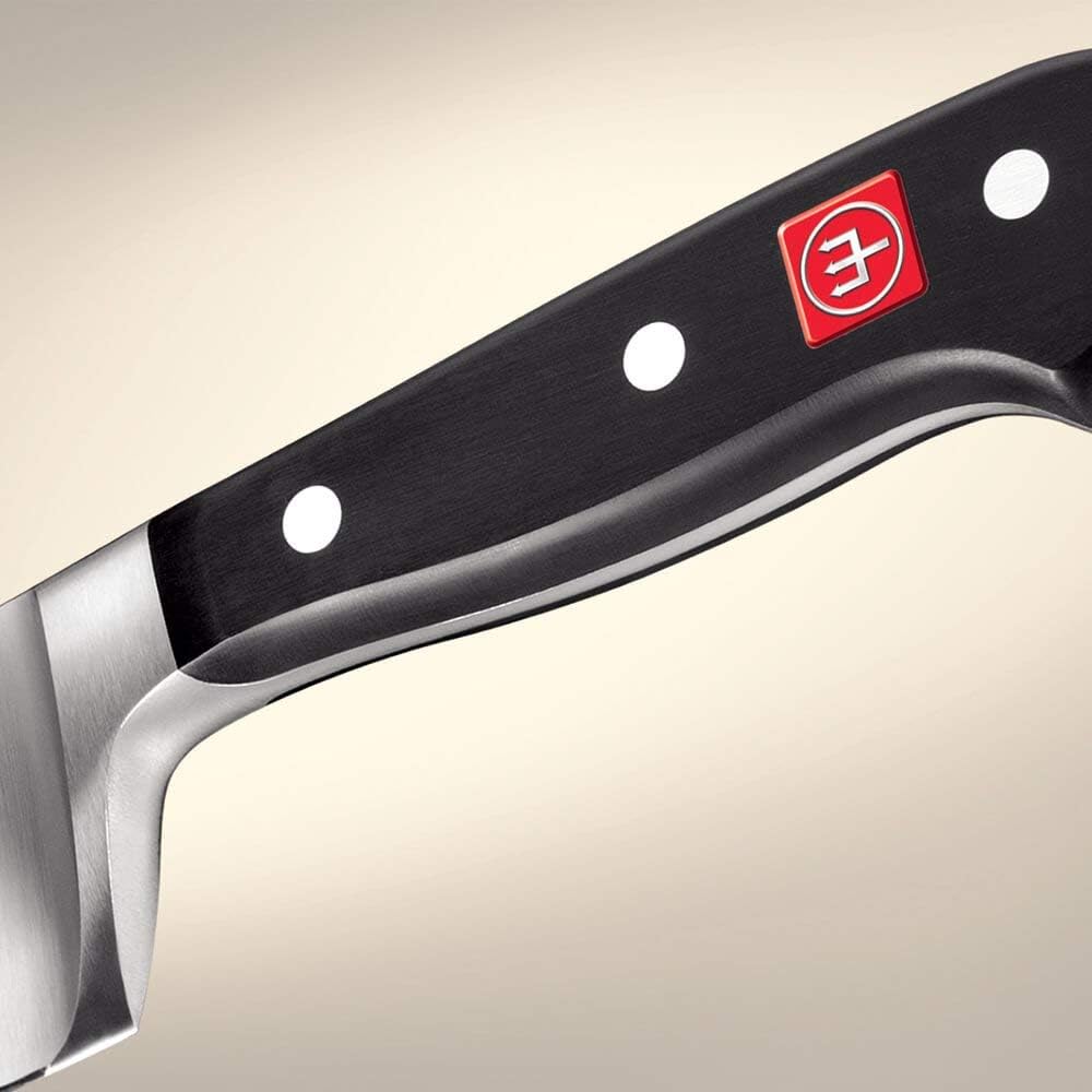 WÜSTHOF Classic Gemüsemesser 10 cm, Schwarz,silber 10 cm Gemüsemesser, 10 cm Gemüsemesser