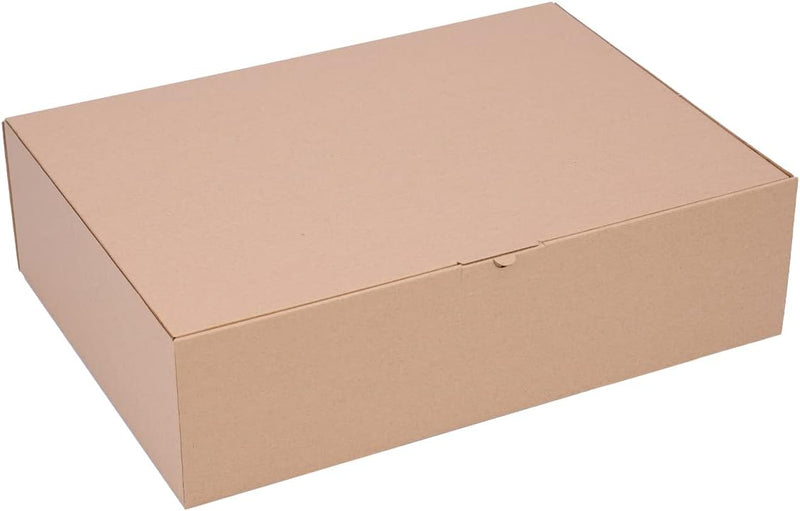100 Faltschachteln Braun | 430 x 310 x 120mm DIN A3 - WP L | Versandkarton DHL Karton Hermes DPD GLS