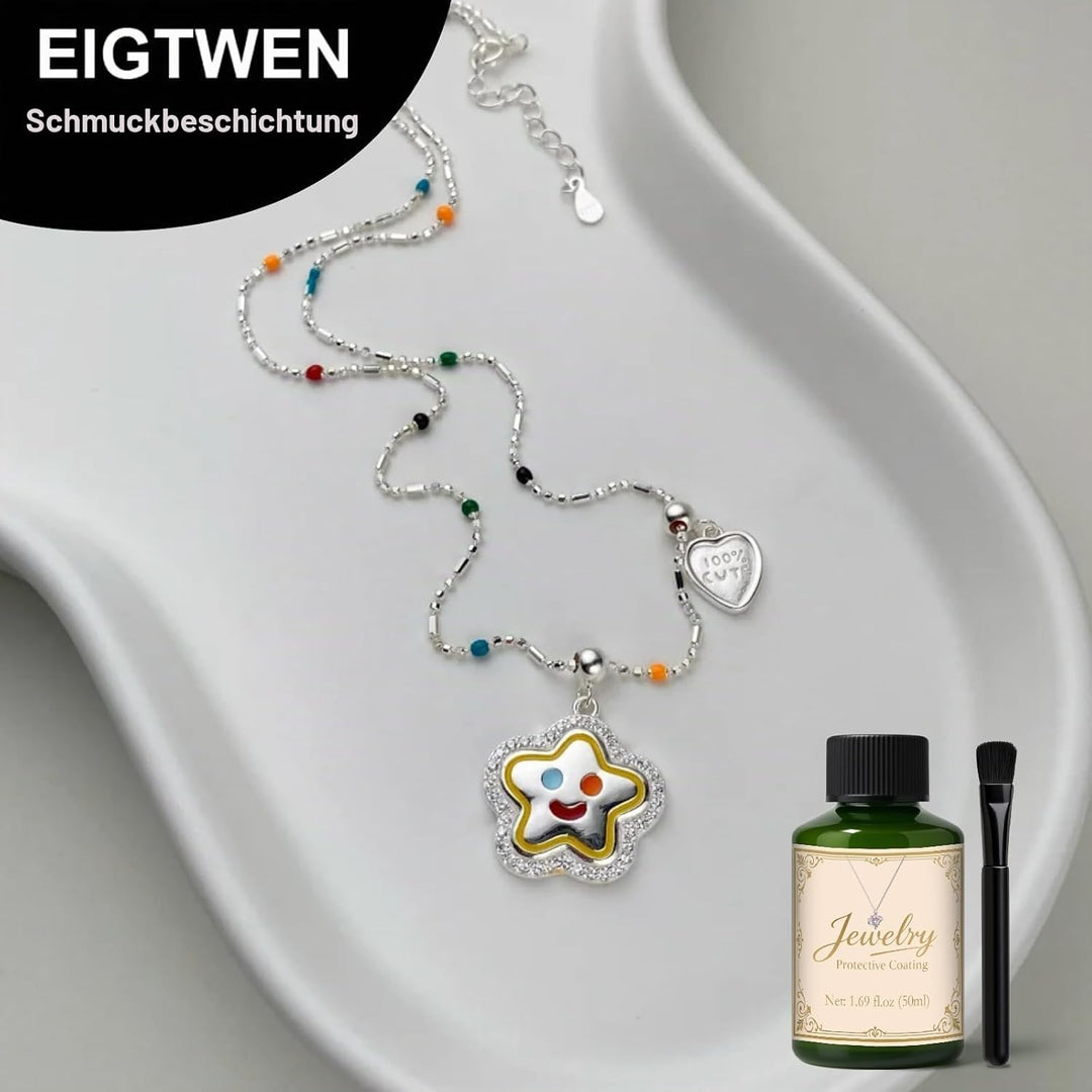 EIGTWEN Schmuckbeschichtung Anlaufschutz, Schmuck-Schutzbeschichtung schützt Ornamente vor täglichem