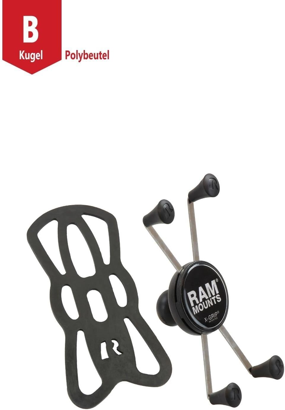Ram Mounts Motorrad-Navigationsgeräthalterung X-Grip® Universalhalter für Smartphones gross RAM-HOL-
