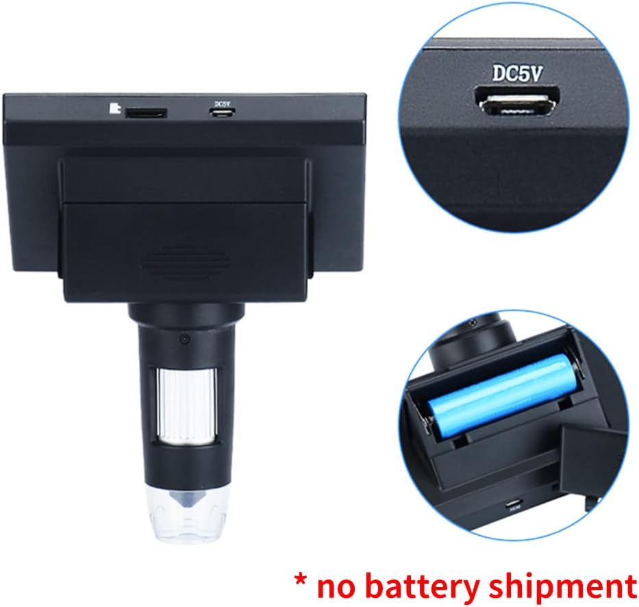 Digitales USB-Mikroskop, 1000-fache Vergrösserung, Zoom-Lötmikroskop mit 8 einstellbaren LED-Lichter