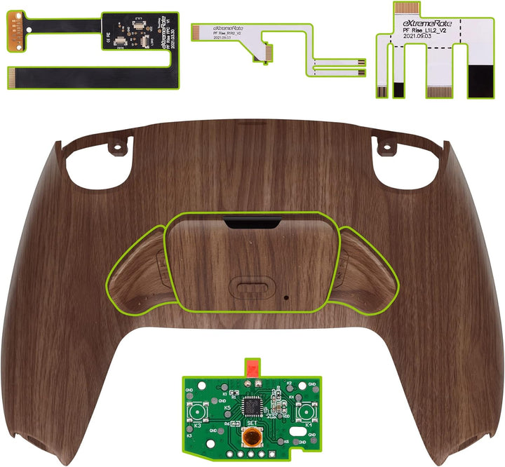 eXtremeRate Programmierbar RISE2.0 Remap Kit für ps5 Controller BDM-010&BDM-020, Remap Board & Rücks