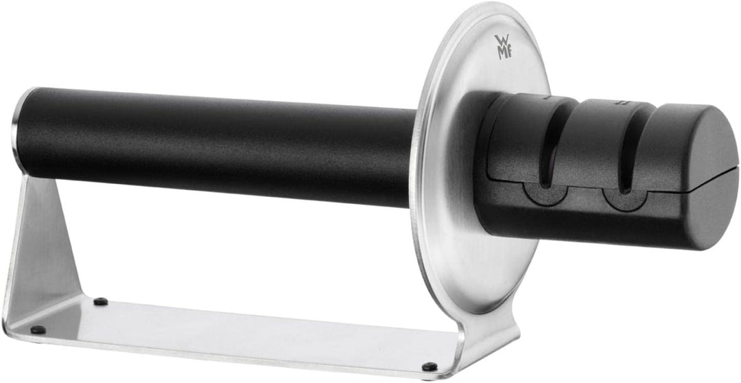 WMF Gourmet Messerschärfer, Keramikscheiben, 2 Stufen, zum Vor- und Nachschleifen, sichere Handhabun