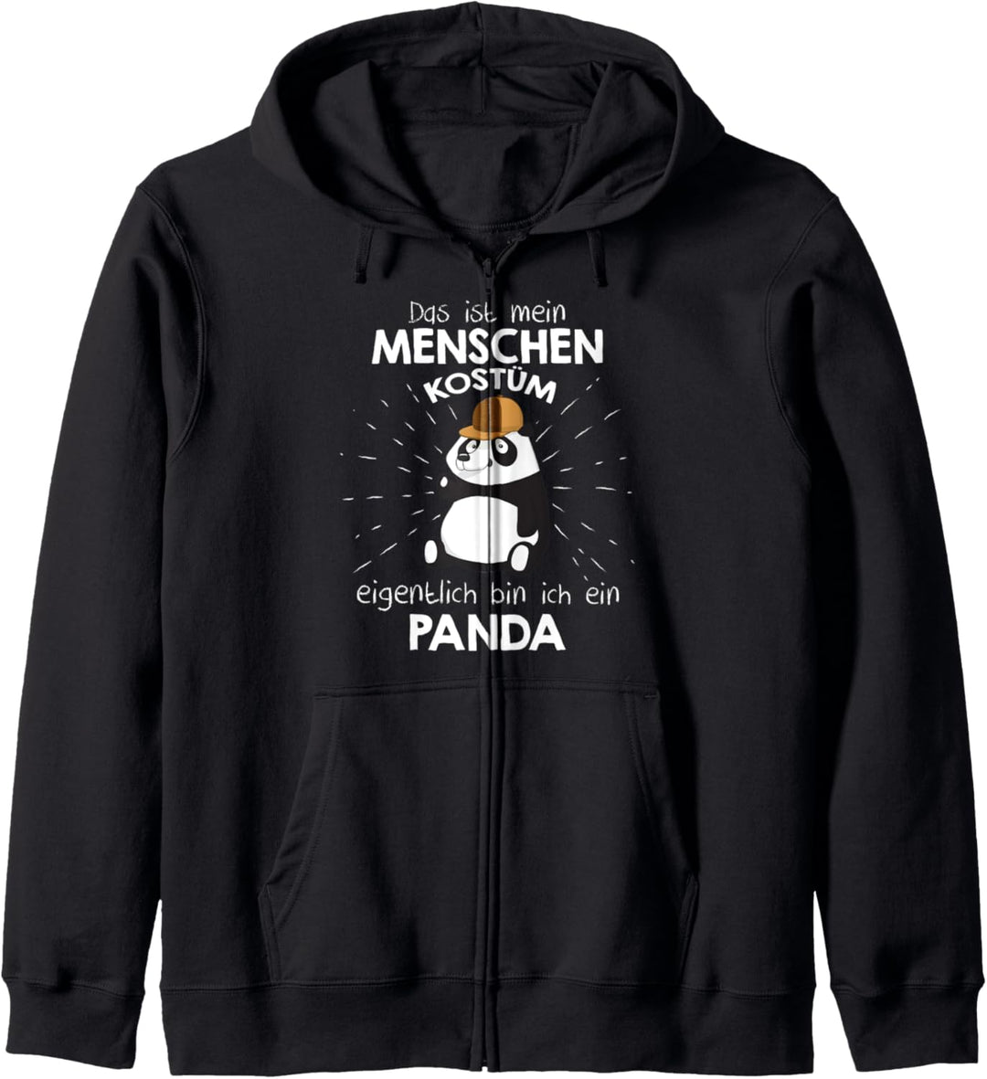 Mein Menschen Kostüm Bin ich ein Panda , Halloween Outfit Kapuzenjacke