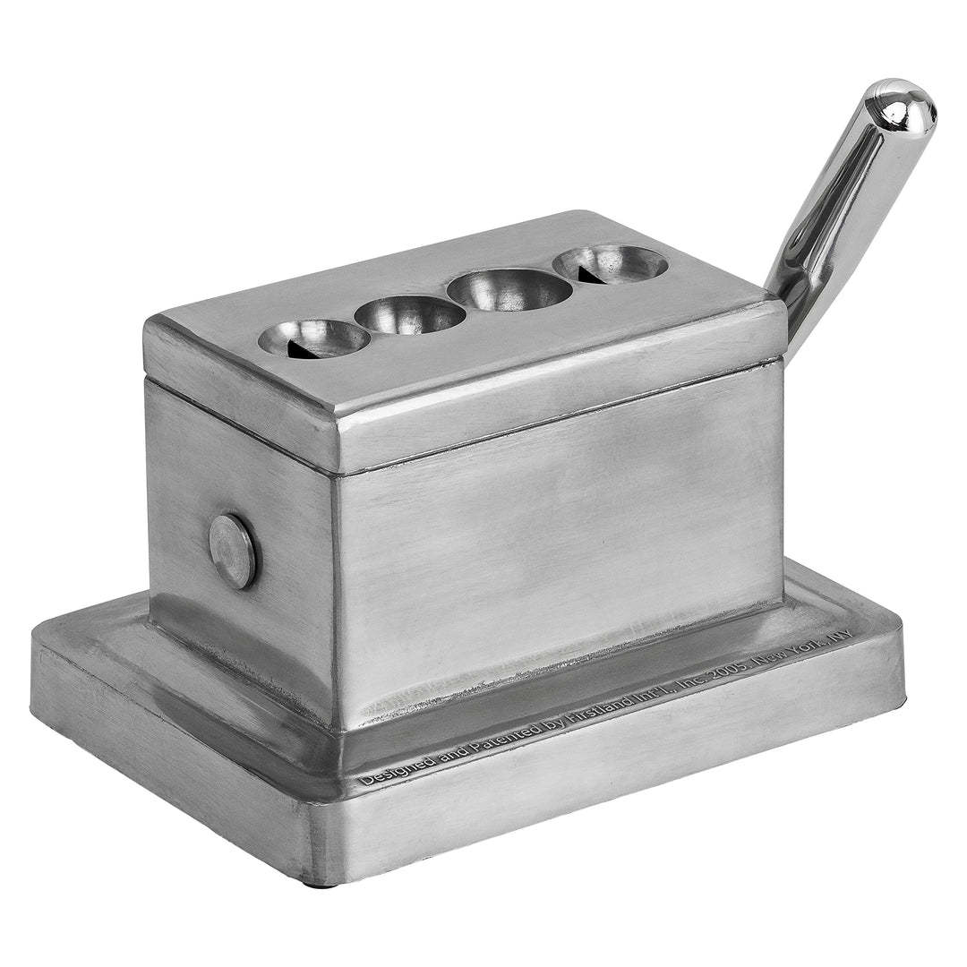 Quality Importers Trading Co. Quad Tisch-Zigarrenschneider Silber, Silber