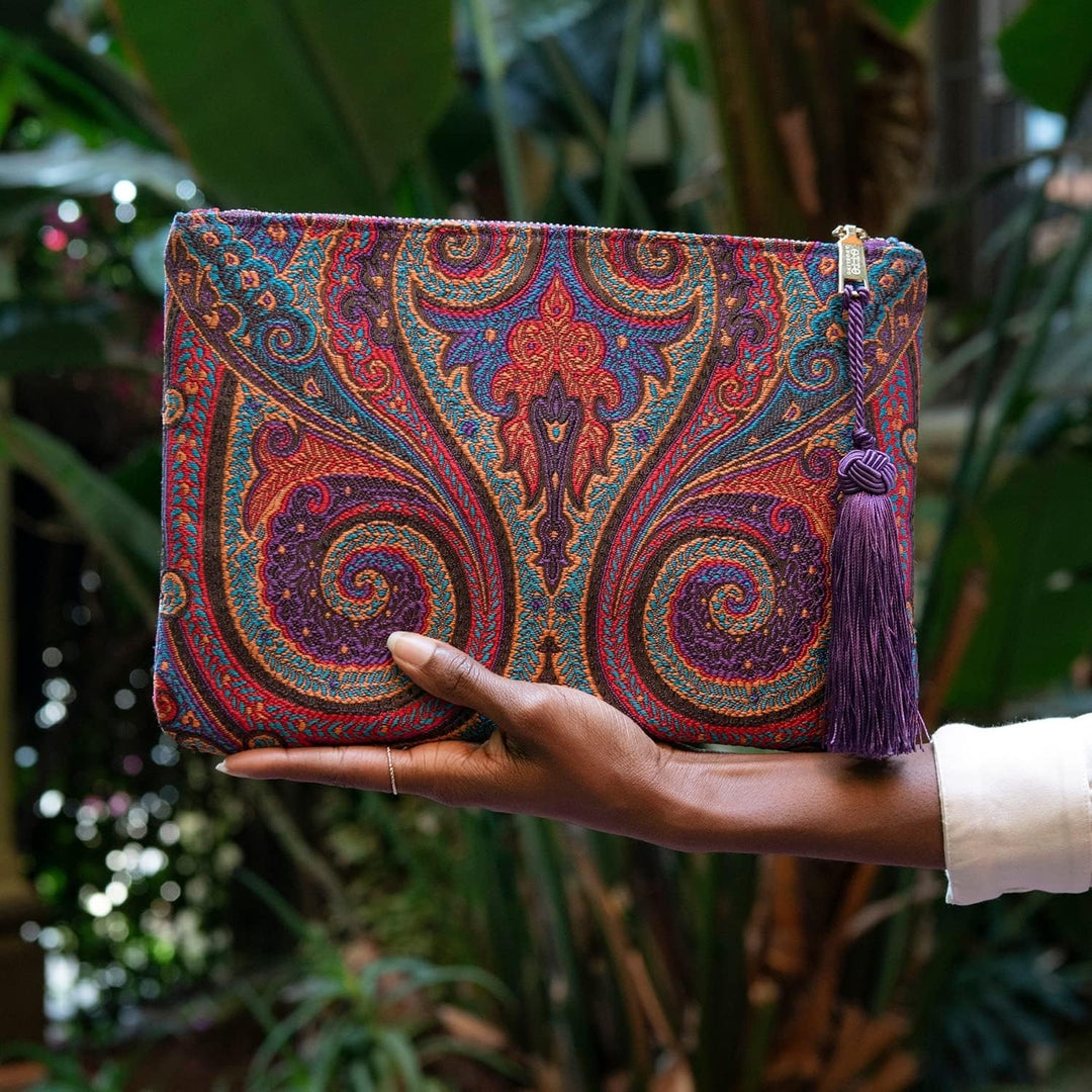 Otto Angelino Designer Frauen Bohemian Mode Clutch Geldbörse Mehrere Fächer Geld Karten Smartphone U