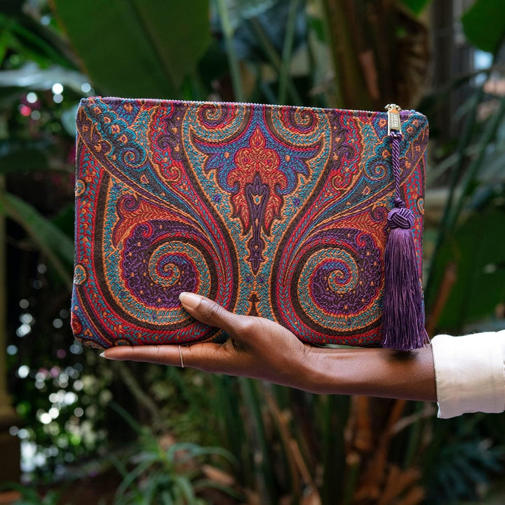 Otto Angelino Designer Frauen Bohemian Mode Clutch Geldbörse Mehrere Fächer Geld Karten Smartphone U
