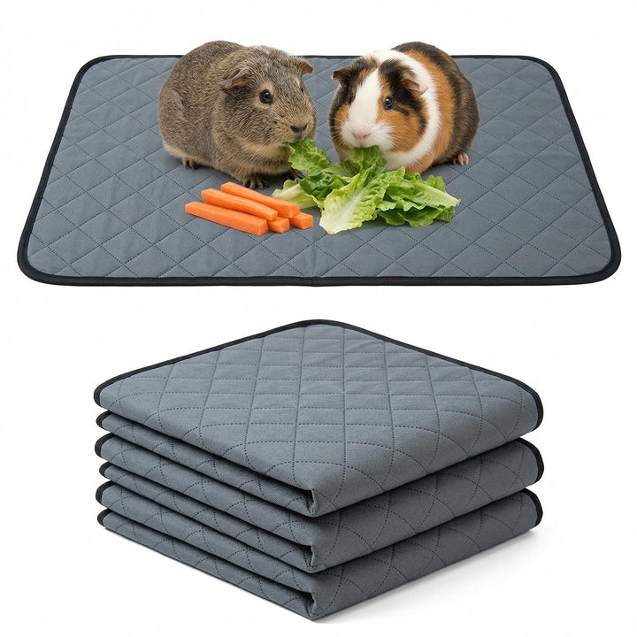 3 Stück Wasserdichte Pipipads für Meerschweinchen, Super Saugfähig &amp; rutschfest, Ideales Meerschwein