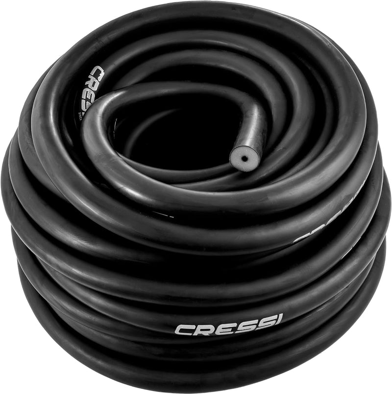 Cressi Unisex-Adult Pure Rubber Band Roll Schnorchel, Schwarz, 14x3000 mm