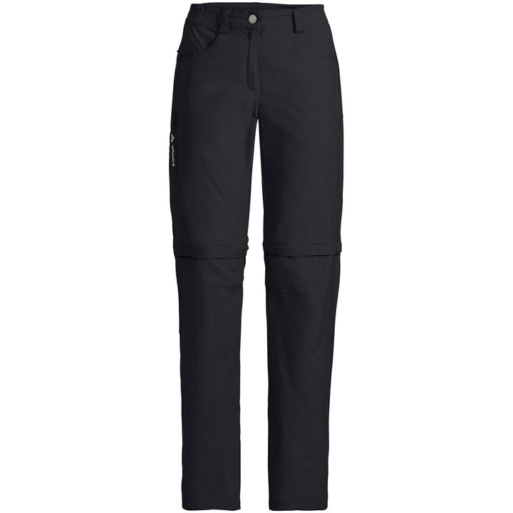 VAUDE Damen Hose Women's Farley Zo Pants V 40 Kurz Schwarz, 40 Kurz Schwarz