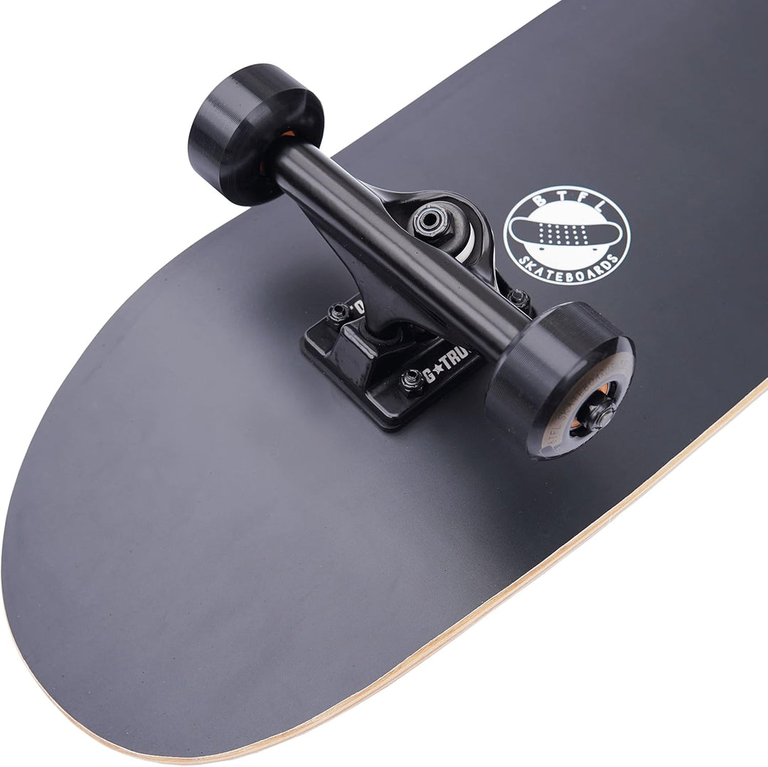 Komplett Skateboard von BTFL, ABEC 9 Kugellager, kanadischer Ahorn + Cooles Griptape, 8.125“ Board f