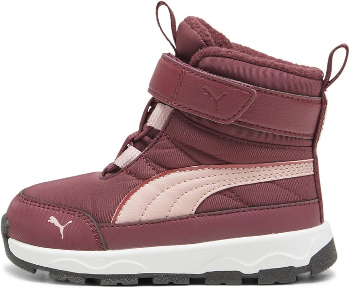 PUMA Unisex Baby Evolve Boot Ac+ Inf Sneaker 20 EU Dark Jasper Future Pink Astro Red, 20 EU Dark Jas