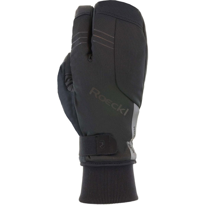 Roeckl Villach 2 Trigger Winter Fahrrad Handschuhe lang Fluo gelb 2023 6.5 Schwarz, 6.5 Schwarz