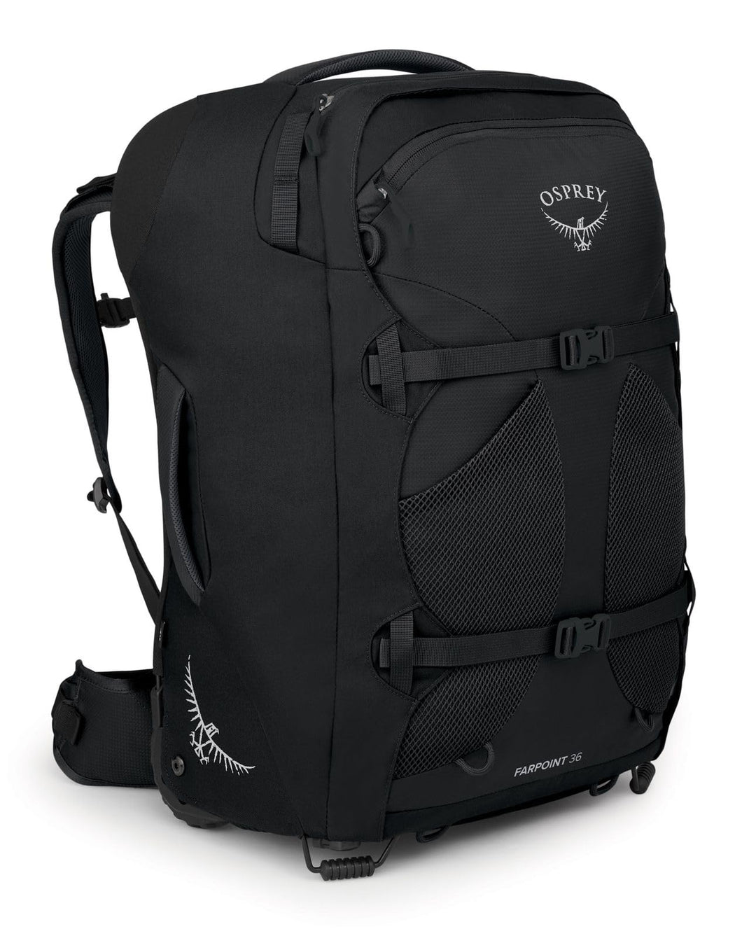 Osprey Herren Farpoint Herren Reiserucksack Rucksack (1er Pack) O/S - Fassungsvermögen 36L Schwarz,