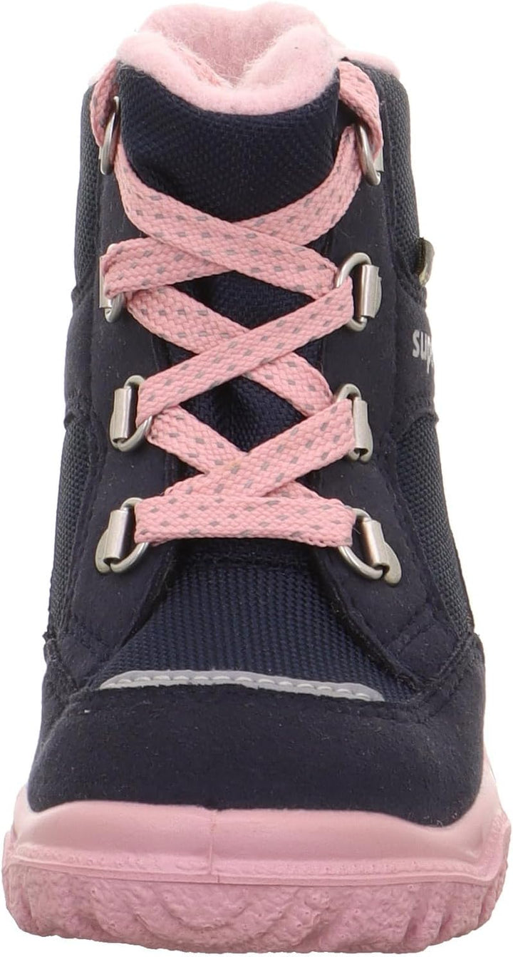 Superfit Mädchen Husky1Schneestiefel 25 EU Blau Rosa 8010 01, 25 EU Blau Rosa 8010 01