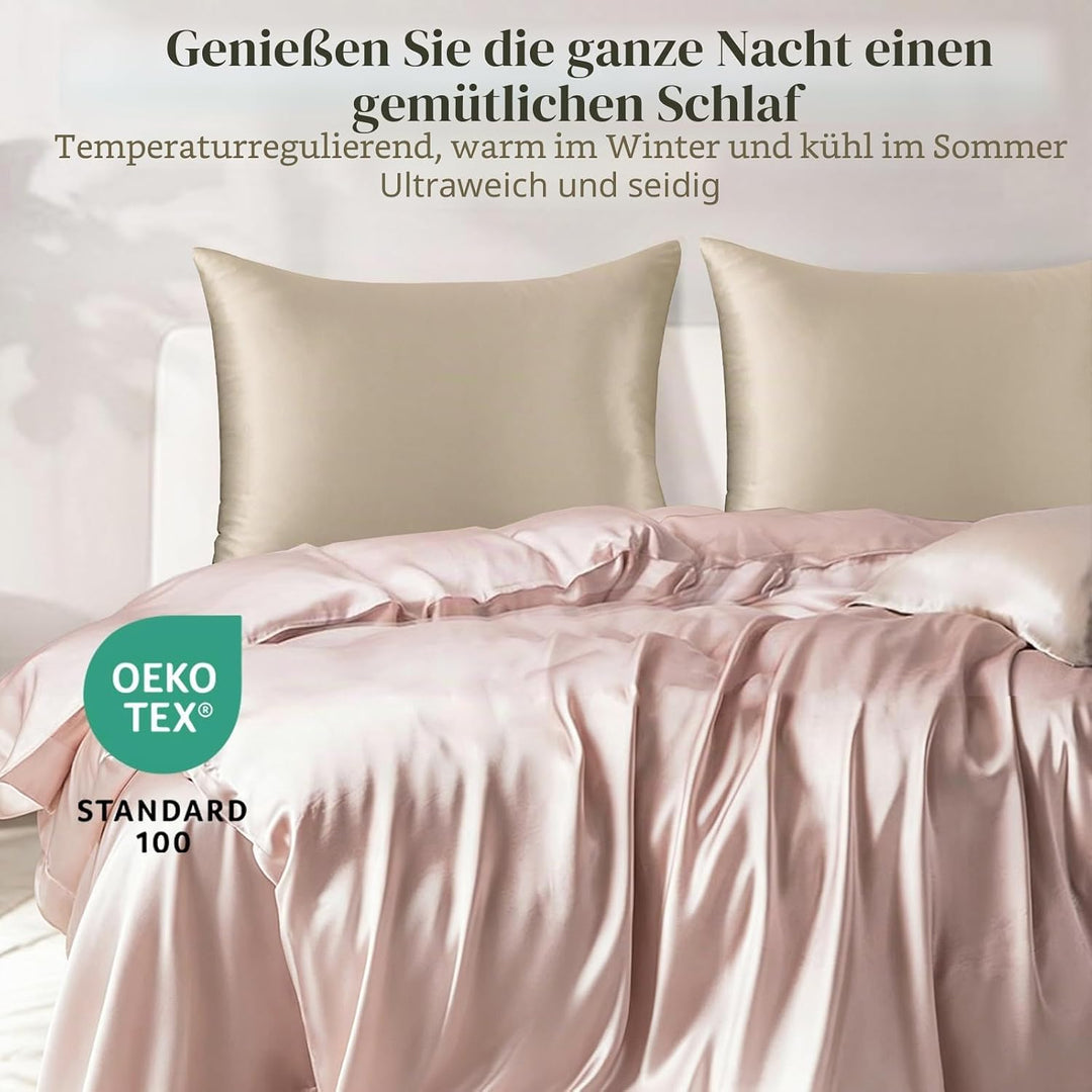 Seidenkissenbezug Jaciu Silk Pillowcase 21 Momme beidseitiger Seidenkissenbezug Kissenbezug Versteck