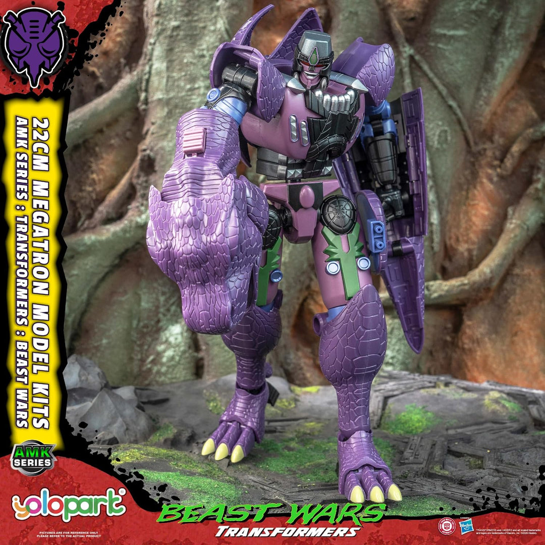 YOLOPARK Transformers Beast Wars Megatron, hochbewegliche Action-Figur