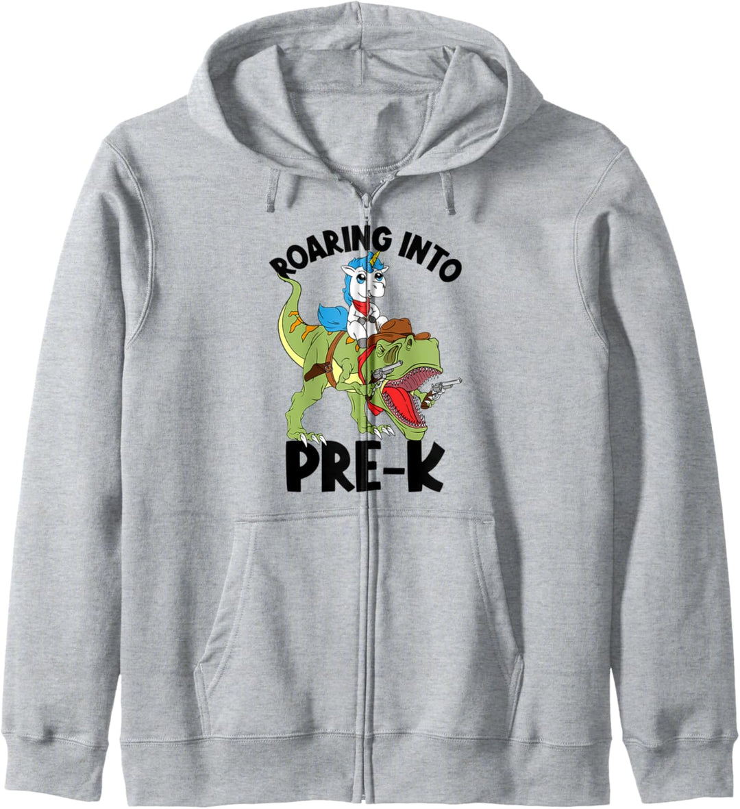 Roaring Into Pre-K Kinder Jungen Dinosaurier Back To School Kapuzenjacke