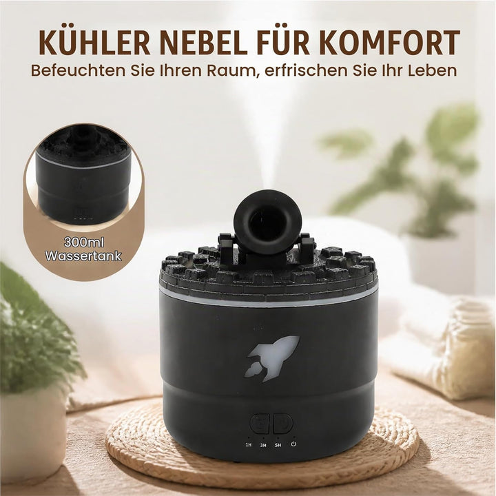 Cannon Luftbefeuchter mit Timer für Schlafzimmer, Cannon Blast Aromatherapie-Luftbefeuchter-Diffusor
