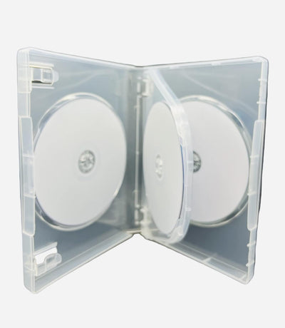 3 Way CD/DVD Multicase Rustic Cognac 27 mm Rücken (1) 25 Stück von Dragon Trading®