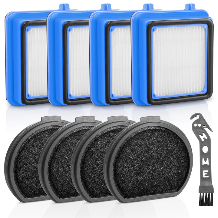 Jollsung ASPK9 Performance Kit für FX9 Staubsauger Ersatzteile Ersatzfilter, 4 Hygienefilter 4 Vormo