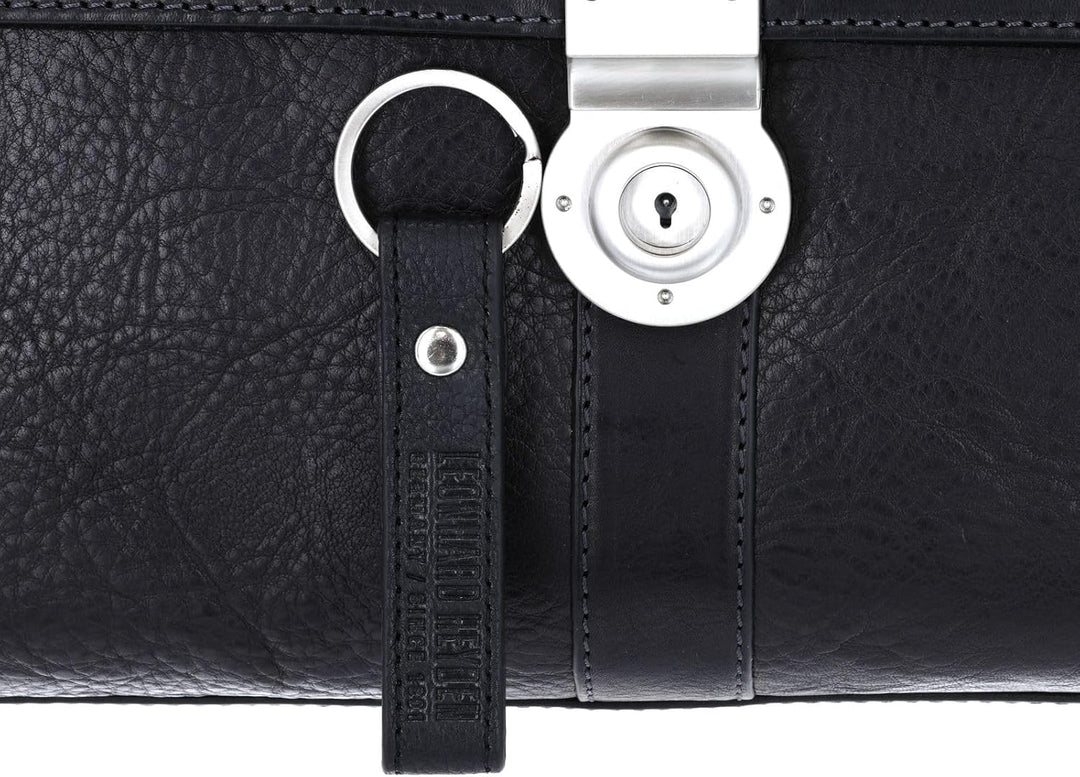 Leonhard Heyden Bergamo Messenger Bag L Black