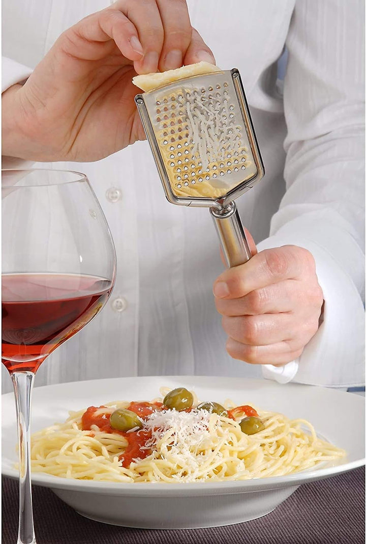 WMF Profi Plus Käsereibe Edelstahl 25 cm, feine Reibefläche, Parmesanreibe, Zitronenreibe, Cromargan