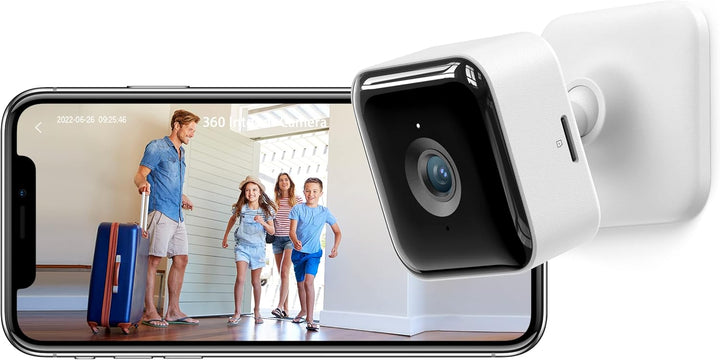 GNCC WLAN Kamera Indoor, Überwachungskamera Innen 1080P, Verbesserte Nachtsicht, Echtzeitalarm, Bewe