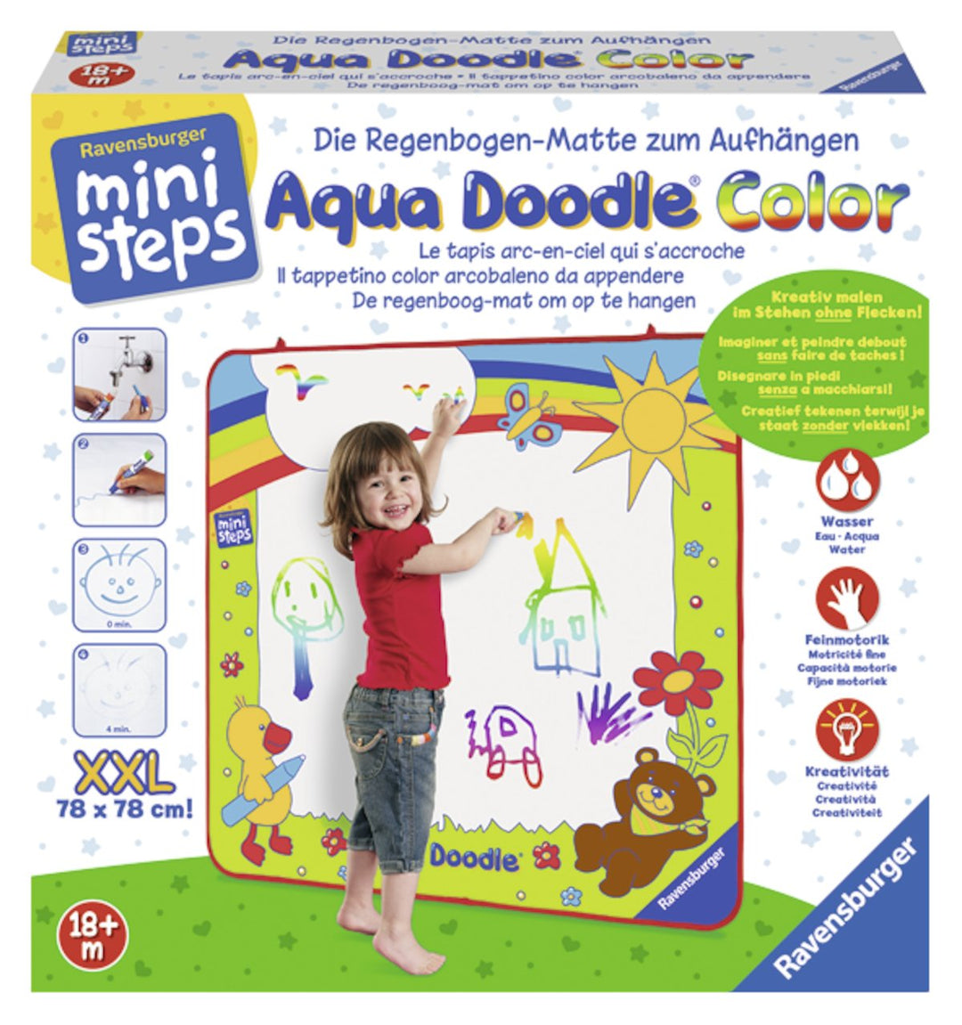Ravensburger ministeps Aqua Doodle XXL Color - 04493 / Malmatte zum Aufhängen für kreativen Malspass