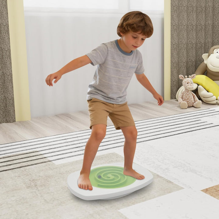 Kinder Balance Board mit Labyrinth, Geschicklichkeits- & Gleichgewichtstrainer ab 3 Jahren, fördert