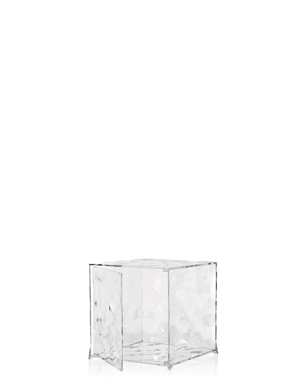 Kartell Optic, Crystal, 40 x 40 x 40 cm Con antina Cristallo, Con antina Cristallo
