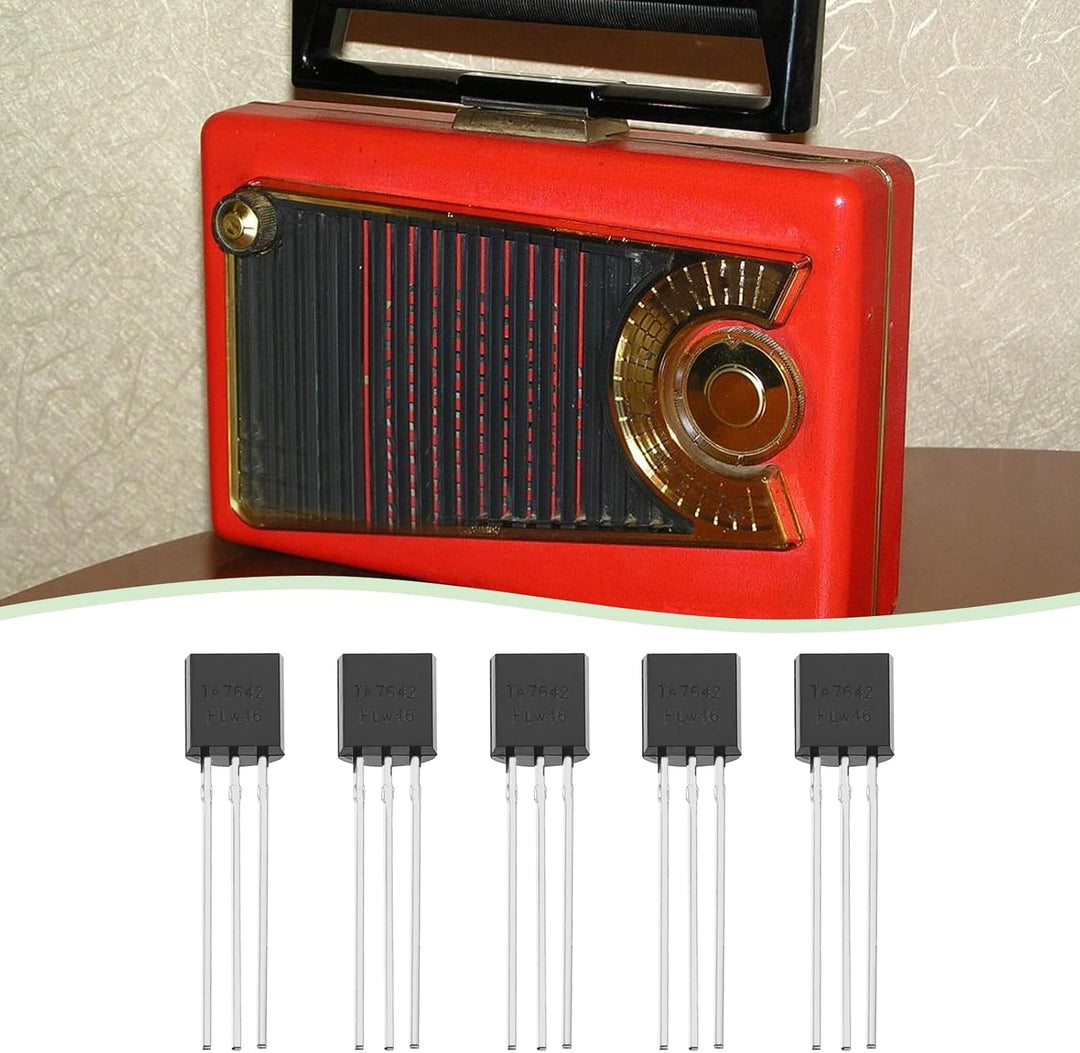 The Lord of the Tools 10 Stück TA7642 Chip AM-Radio Einzelchip Reparaturteil TO-92 IC Radioempfänger