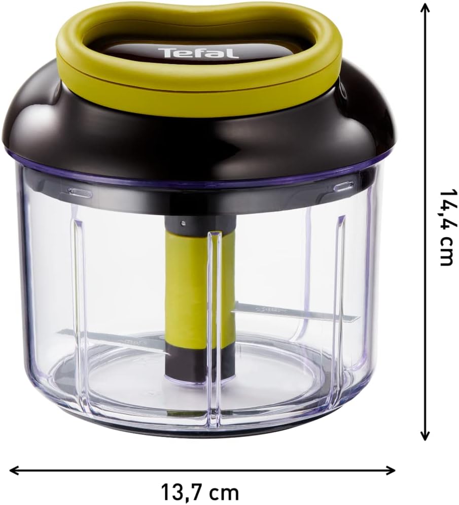 Tefal K13204 Ingenio 5-Sekunden-Zerkleinerer ohne Strom | Fassungsvermögen: 900ml | Multizerkleinere