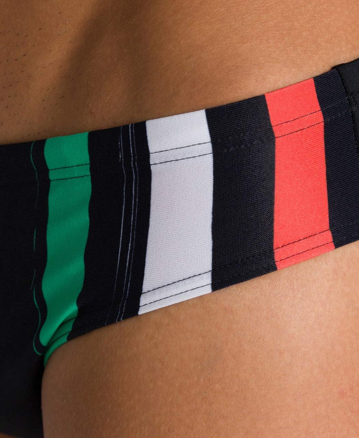 ARENA Herren Spraypaint MaxLife Brief Swimsuit Badeanzug 40 Italienische Flagge, 40 Italienische Fla