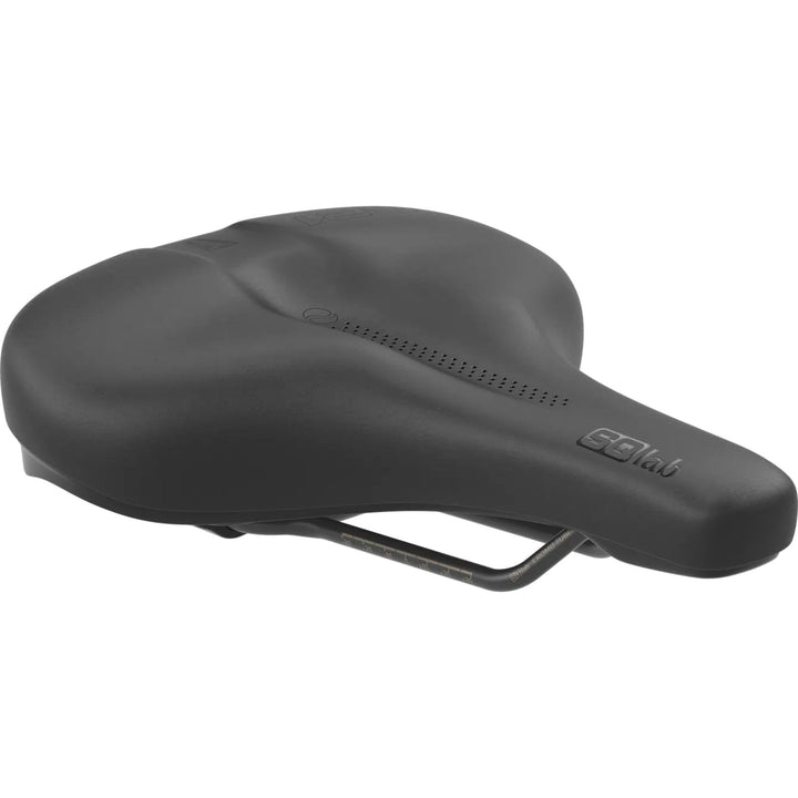 SQlab Unisex – Erwachsene 621 Ergolux Active 2.1 Fahrradsattel Schwarz 18 cm Single, Schwarz 18 cm S