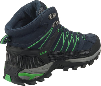 CMP Herren Rigel Mid Shoe Wp Trekking-& Wanderstiefel 39 EU B Blue Gecko, 39 EU B Blue Gecko