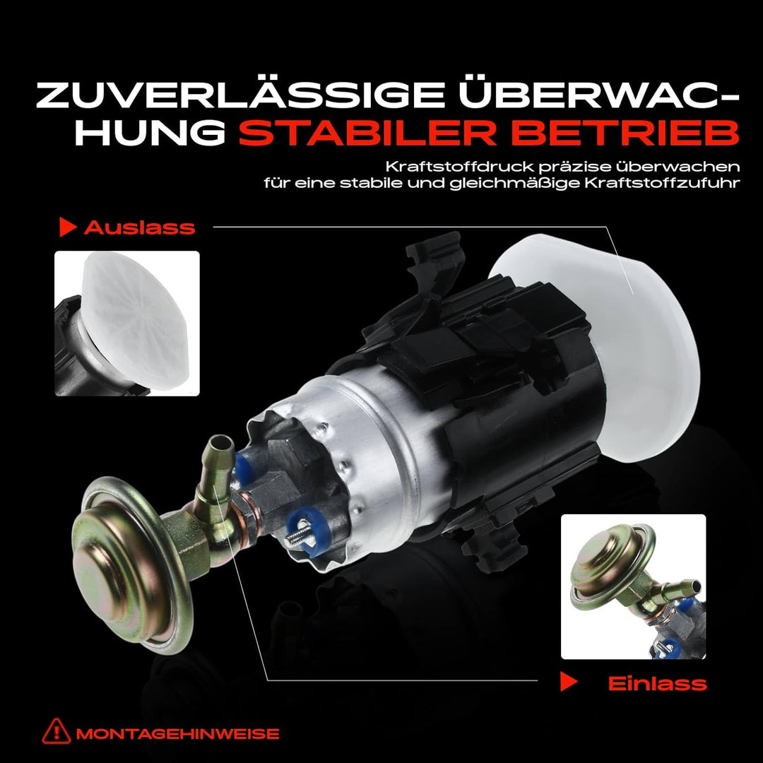 Frankberg Kraftstoffpumpe Benzinpumpe Kraftstoff-Fördereinheit Modul Satz ohne Drucksensor Kompatibe