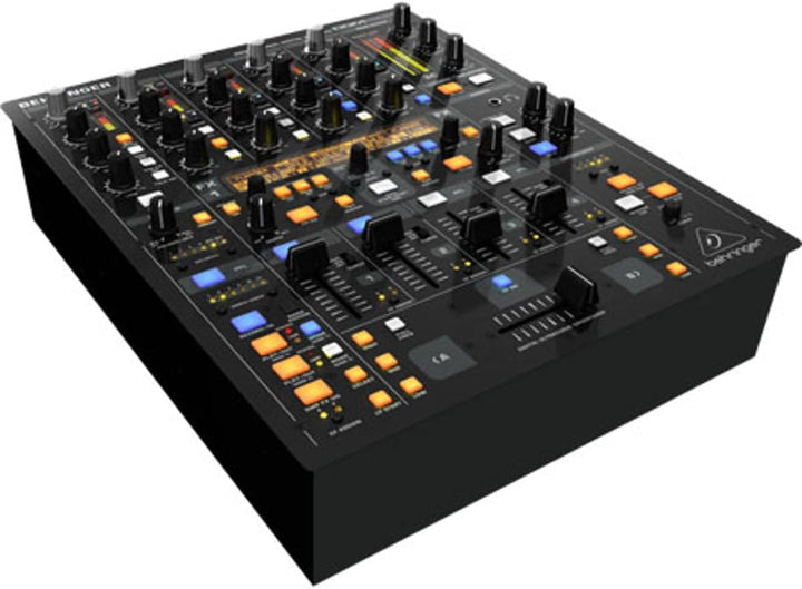 Behringer DIGITAL PRO MIXER DDM4000 Ultimativer 5-Kanal-Digital-DJ-Mixer mit Sampler, 4 FX-Sektionen