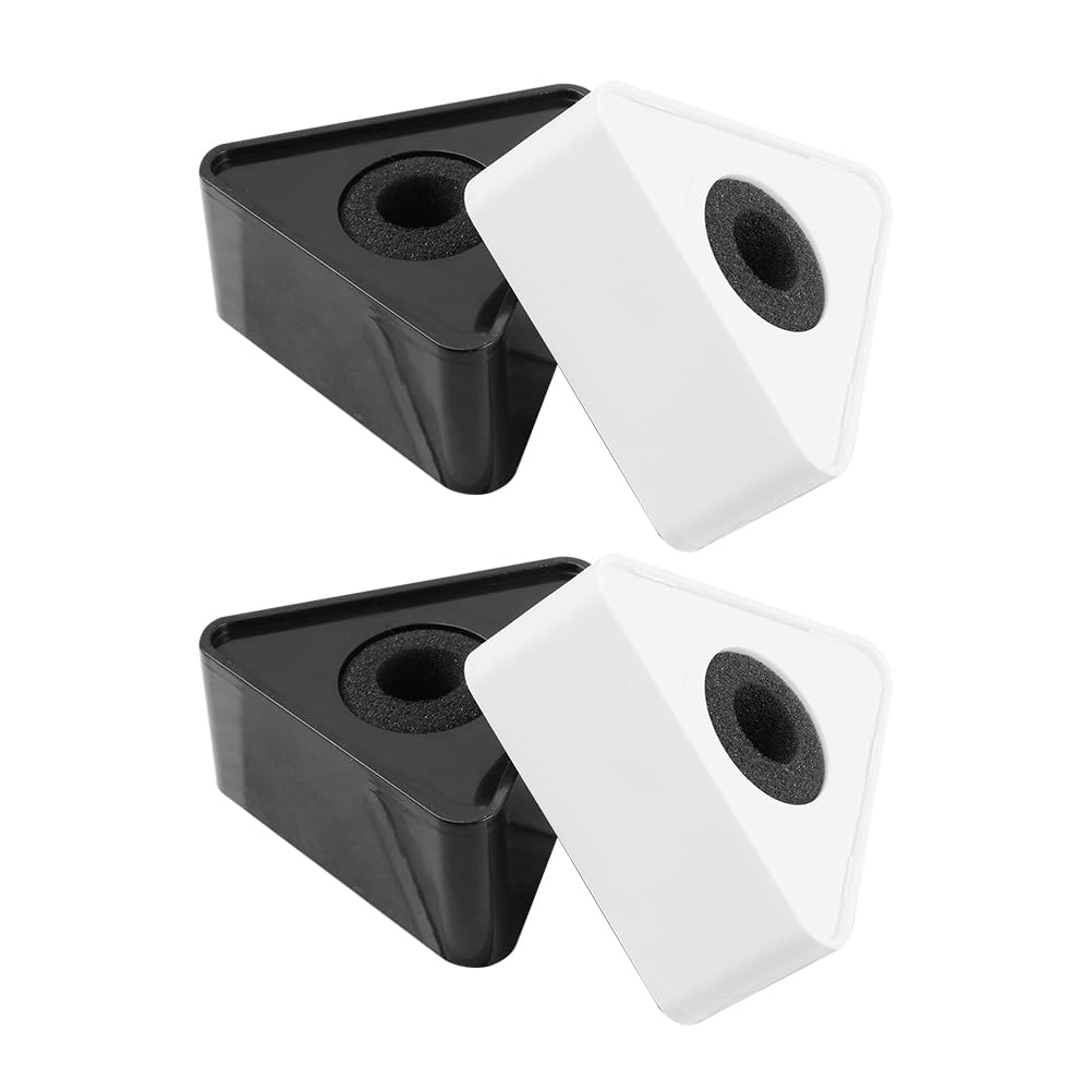 BESPORTBLE 4 Stücke Dreieckiges Mikrofon Logo Flag für Bühnen Wireless Karaoke Mikrofon Microphone C