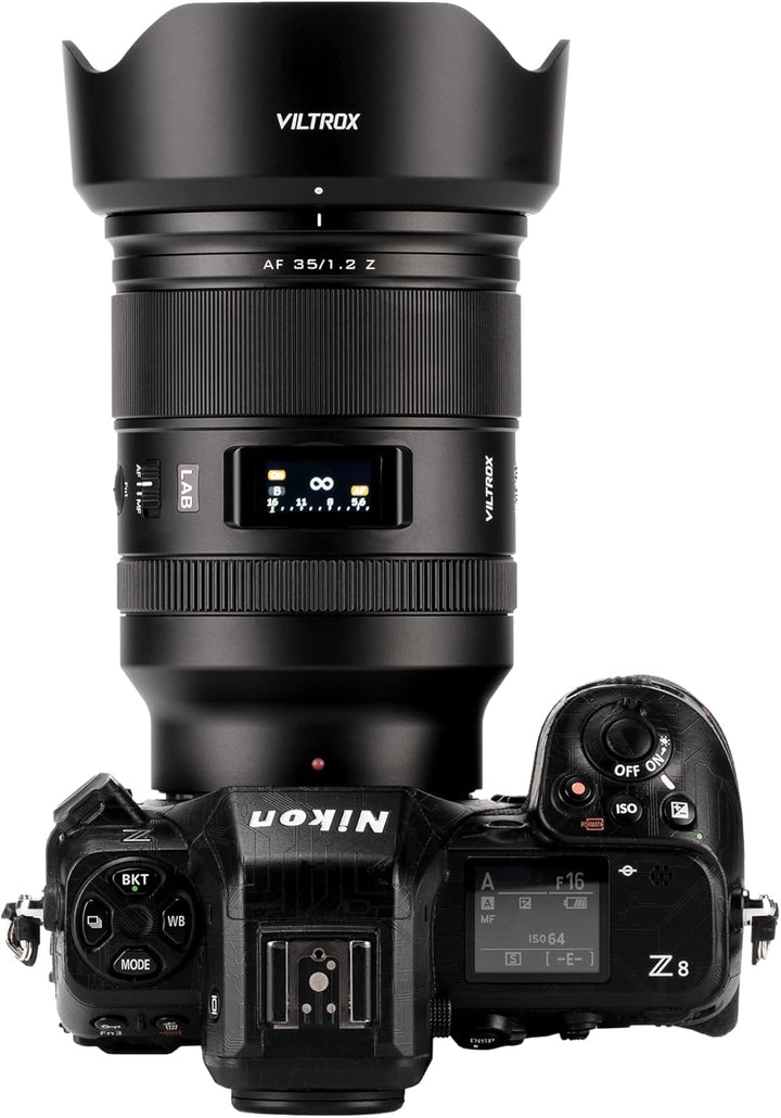 VILTROX 35mm f1.2 Z, AF 35mm f/1.2 LAB Z Objektiv für Nikon,Vollformat F1.2 Grossblendenobjektiv für