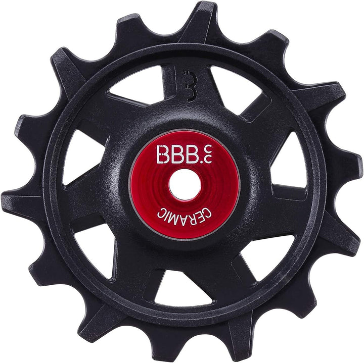 BBB Cycling Fahrradumwerfer Riemenscheibe Keramik 12-T 14-T hintere Stützräder Roller Urban Rennrad