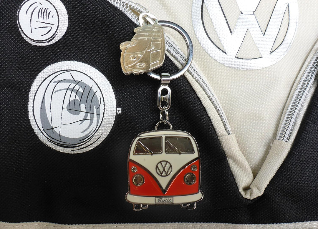 BRISA VW Collection - Volkswagen Emaillierter Metall Schlüssel-Anhänger-Ring Schlüsselbund-Accessoir