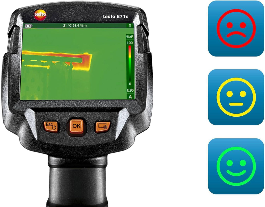 testo 871s Baudiagnose-Set - Smartes Schimmel-Set