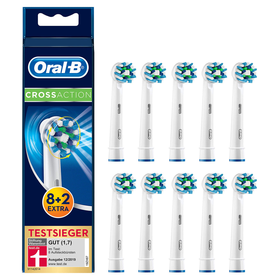 Braun Oral-B 4210201197713 CrossAction Aufsteckbürsten für elektrische Zahnbürsten, Briefkastenfähig
