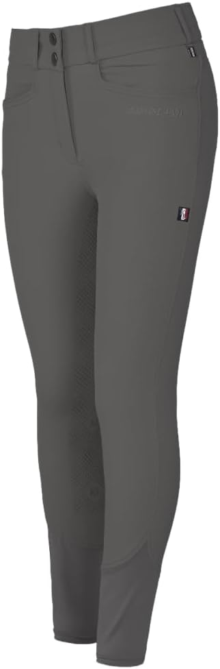 Kingsland Damen Reithose Silikon Vollbesatz KLKadi E-Tec schwarz 42 Navy, 42 Navy