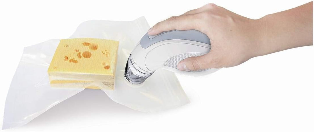 Maxxo Manuelle Vakuumiergerät VM Handy Handlicher AKU Vakuumierer für Sous Vide Vacuum Food Sealer +